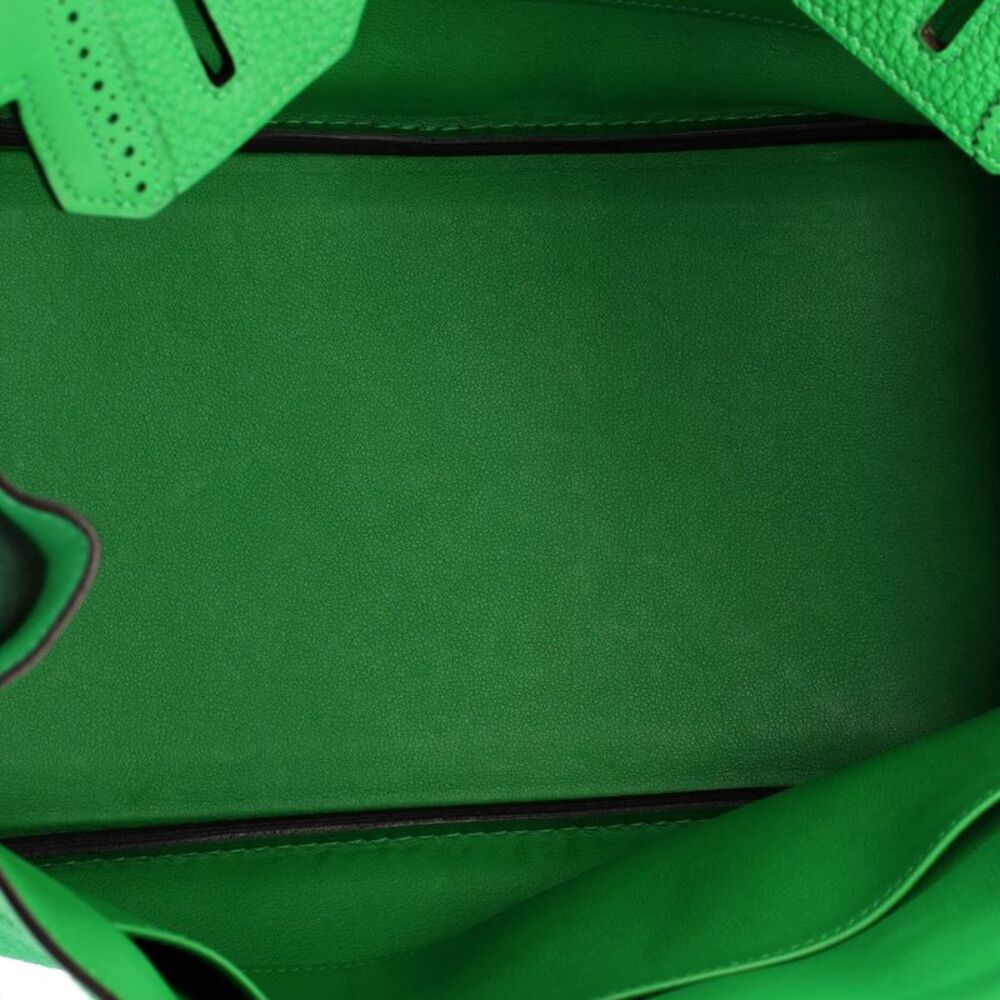 Hermes Birkin Ghillies Bag Bamboo Togo and Swift with Palladium Hardware 30 - Picture 5 of 8